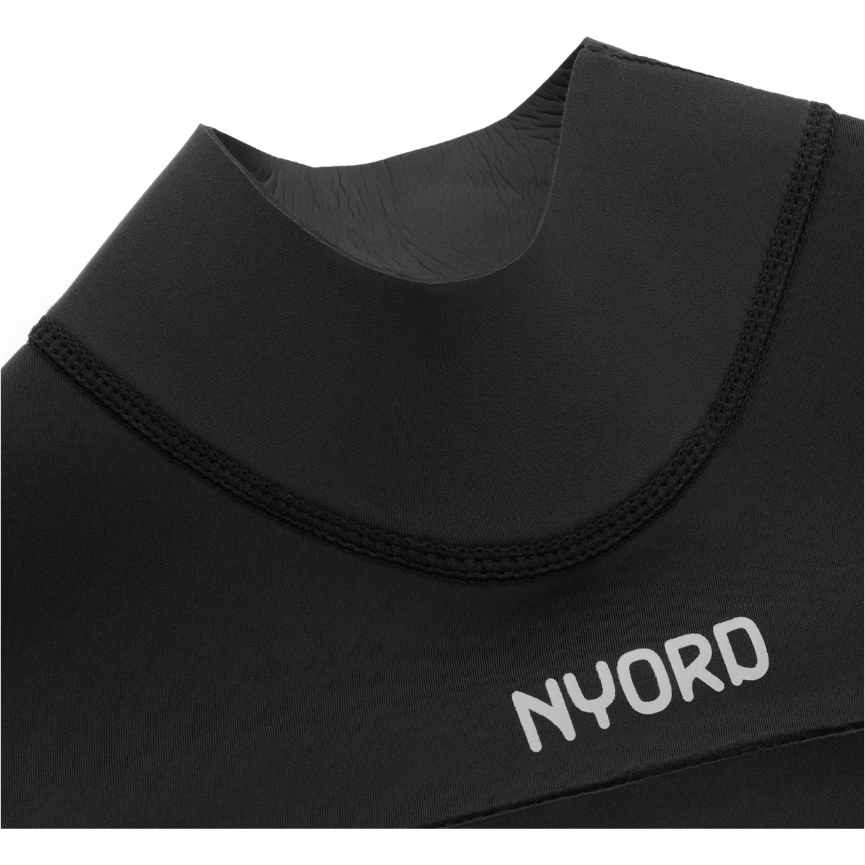2026 Nyord Mens Solu Yulex 3/2mm Chest Zip FL Wetsuit SOLM32FLCZ001 - Black
